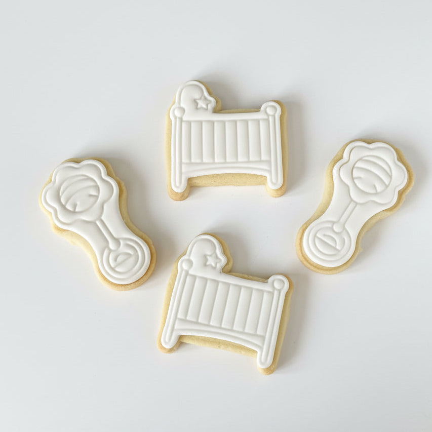 Baby Shower Vanilla Sugar Biscuits